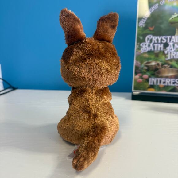 Ty Beanie Boo Kipper Kangaroo with Joey Brown Plush 6” EUC - Picture 3 of 5